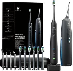 2-1 Oral Clean Kit- Water Dental flosser & Electric Toothbrush Combo- Brushing & - Picture 1 of 8