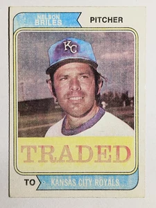 1974 Topps Traded #123T Nelson Briles (GOOD) - Picture 1 of 2