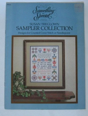 Something Special 8 Sampler Collection Susan Treglown Cross Stitch Pattern Book - Image 1 of 4