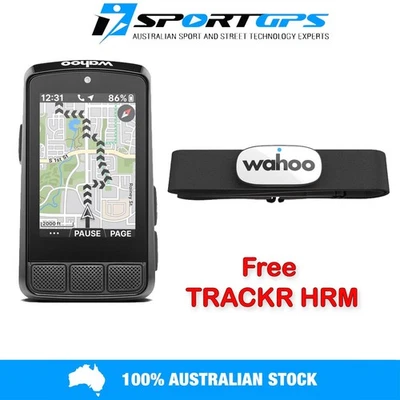 WAHOO ELEMNT BOLT 3 GPS Cycling Computer WITH FREE WAHOO TRACKR HRM - image 1 of 4