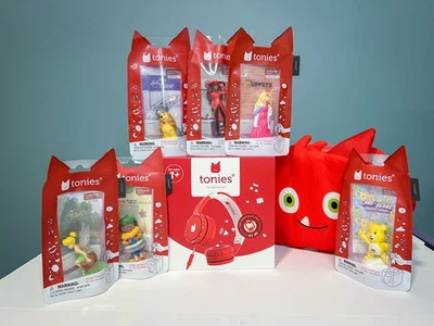 *New Huge Tonies Lot Plus Case & Headphones. - Image 1 of 4