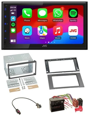 JVC Bluetooth 2DIN MP3 DAB USB Autoradio für Ford Fusion Kuga Transit 05-12 anth - Bild 1 von 4