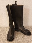NVA Damen Stiefel Schaftstiefel genarbtes Leder schwarz mit Ledersohle neuwertig