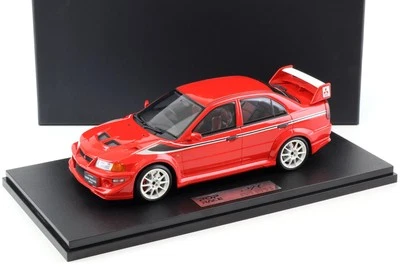 1:18 POP RACE Mitsubishi Lancer Evo 6.5 Chelsea Makinen Edizione Red - Immagine 1 di 4