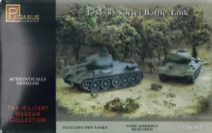 Pegasus Hobbies 1/72 ruso T-34/85 (x2) - Imagen 1 de 1