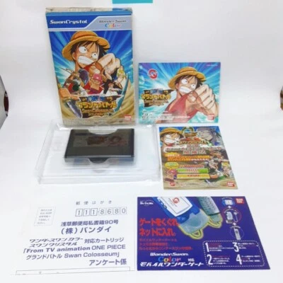 WonderSwan Color One Piece Grand Battle Swan Colosseum WS WSC Japan Box Manual - Image 1 of 4