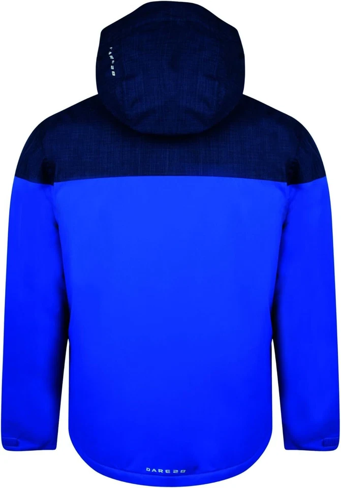 Dare 2b Requisite II Men's Rain Jacket, Outdoor Jache Hooded, Blue, XS - Image 1 of 4