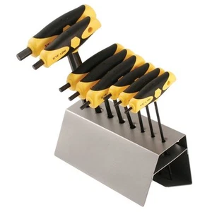 Wiha 33499 Inch T-Handle Set Soft Grip Ball End Hex, 8-Piece - Picture 1 of 4