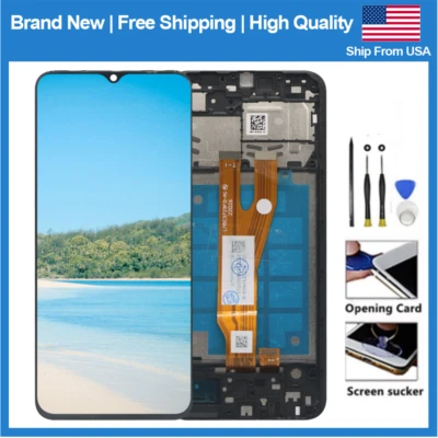 Para Samsung Galaxy A03 Core A032F A032M Marco Pantalla LCD Pantalla Táctil Digitalizador Foto 1 de 4