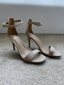 Material Girl Womens Heels , Tan, Size 7.5 - Picture 1 of 8