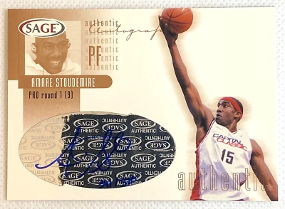SP/340! Autógrafos Sage Hit 2002 Amare Stoudemire #A29 automático novato radiocontrol H580 Foto 1 de 2