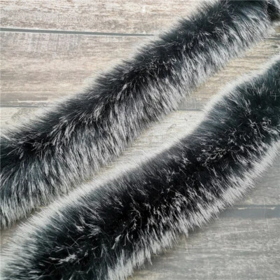 9cm 1x Faux Fur Trim Furry Ribbon DIY Christmas Clothing Edge Strip Sewing Trim  - Image 1 of 4