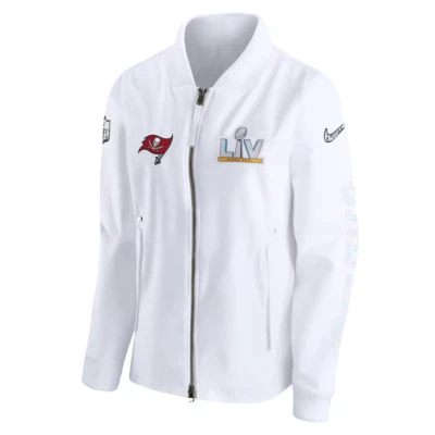NUEVO CON ETIQUETAS Nike NFL Tampa Bay Buccaneers Super Bowl LV Chaqueta Encuadernada Cremallera Completa Para Mujer M Foto 1 de 4
