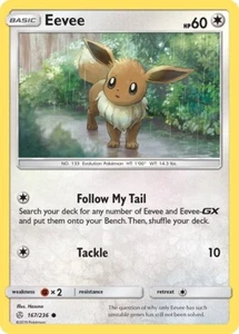 Eevee 167/236 Sm-Cosmic Eclipse Reverse Holo - Picture 1 of 1