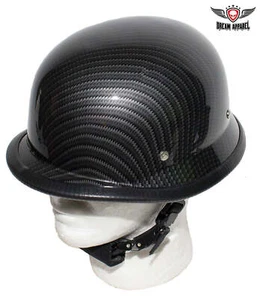 Replica Carbon Fiber German Novelty Helmet XL Biker Costume Prop New Extra Large - Picture 1 of 15