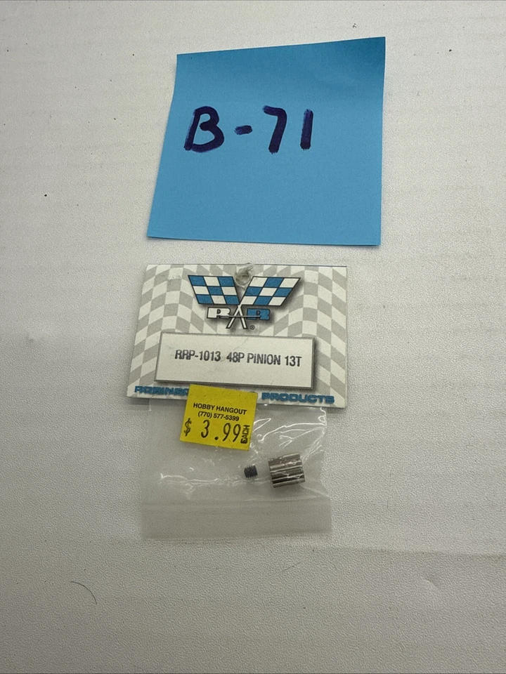 Piñón Robinson Racing #RRP-1013 acero niquelado 13T/48P nuevo Foto 1 de 1