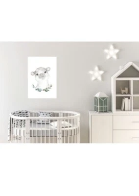 Safari Animal Estampado Bebé - Safari Gris Bebé Niña Niño Foto 1 de 2