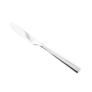 Menümesser-Set aus Chrom-Edelstahl Silber mit Design Edelstahl 18/10 Zweiteilig - Bild 1 von 4