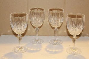 Crystal Stemware Goblets Set of 4 Excellent Pre-Owned Condition - Picture 1 of 5