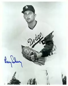 Larry Sherry Autografiado Dodgers 8x10 - Solo - Imagen 1 de 1