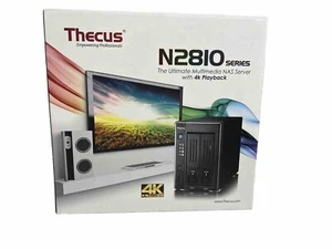 Thecus N2810 The Ultimate Multimedia NAS Server with 4k Playback - Picture 1 of 7