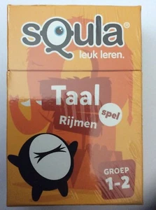 BORD / KAARTSPELLEN : Squla  “Taal Rijmen” Groep 1-2 ... DuTcH ... NIEUW - Picture 1 of 2