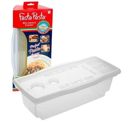 Microwave Pasta Cooker - The Original Fasta Pasta - No Mess, Sticking or Waiting - Image 1 of 3