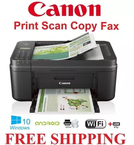 NEW Canon PIXMA TR4722 (4520) Wireless Printer-All-In-One-Scan Copy-Fax-Auto Set - Picture 1 of 10