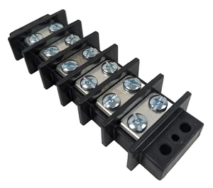 50 Eaton TB400-06 Terminal Block Barrier Strip 6 Position 0.687" Spacing 75A NEW - Picture 1 of 5
