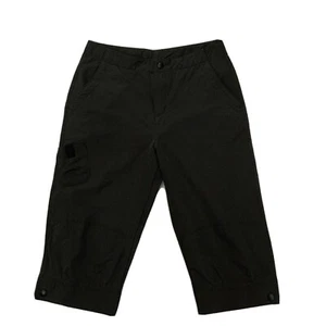 Woolrich Dark Gray Lightweight Capri Crop Pants Sz 6 Nylon Stretch - Picture 1 of 11