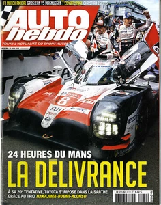 AUTO HEBDO n°2170 20/06/2018 24h du MANS ERC CHYPRE BMW M4 CS SUPERCARS DARWIN - Picture 1 of 1