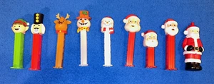 Pez Süßigkeitenspender Weihnachten Sammlung Weihnachtsmann Schneemann Elfe Rentier Nussknacker - Bild 1 von 8