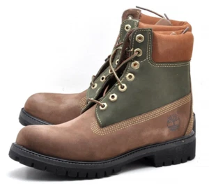 Botas para hombre Timberland clásicas premium 6 pulgadas A135L marrón verde EE. UU. talla 8 - Imagen 1 de 12