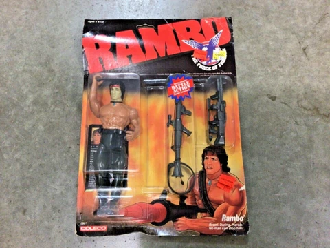 1985 “Rambo” The Force Of Freedom #0801 by Coleco, Free Shipping! Cover