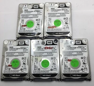 WD WD5000LPLX Black 500GB 2.5-in SATA HDD Laptop Hard Drive Tested x 5 - Picture 1 of 7