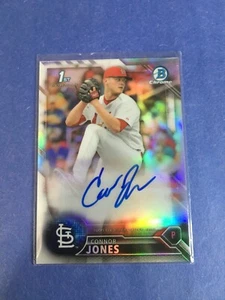F170,159 2016 Bowman Chrome Draft Draft Pick Autographs Refractors Connor Jones - Picture 1 of 1