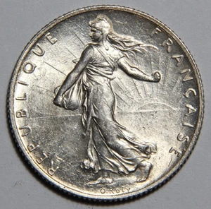 1916 France 2 Francs 2Fr Nice Choice UNC! -3995- - Picture 1 of 2
