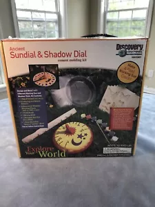 Rare - 2000 Discovery Channel Ancient Sundial & Shadow Dial Cement Molding Kit - Picture 1 of 5