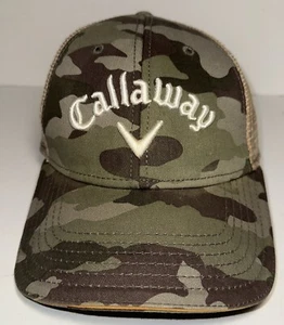 Callaway Hat X2 Hot Camouflage Adjustable Golf Cap Mesh Snapback Trucker Style - Picture 1 of 13
