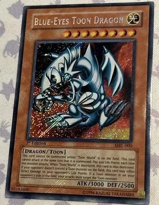 Blue-Eyes Toon Dragon 1st edition MRL-000 Secret Rare ASIAN ENGLISH- MP - Image 1 of 4