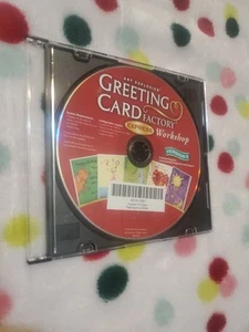 GREETING CARD FACTORY EXPRESS WORKSHOP PC CD-ROM - Picture 1 of 1