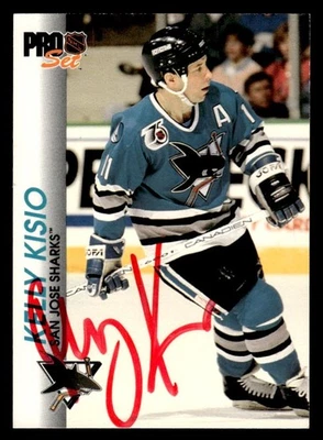 1992 Pro Set Hockey #167 Kelly Kisio Signed Autograph (no COA) - Image 1 of 2