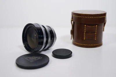 Angenieux Type R11 Retrofocus 28mm f3.5 Exakta mount full frame lens cased - Image 1 of 4