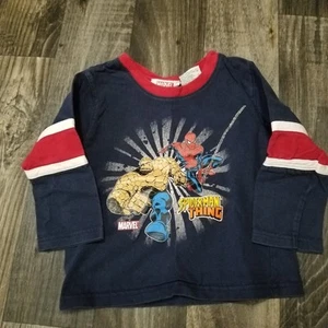 Vintage Marvel Heros The Thing And Spiderman Marvel Comics T-Shirt Youth Boys 4 - Picture 1 of 12