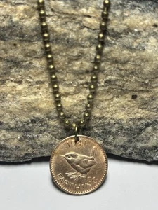 1941 Großbritannien Farthing Münzanhänger British WW2 London. Tolles Geschenk 🎁 Wear History! - Bild 1 von 5
