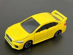 Tomica Sign Set Subaru Wrx Sti Types Yellow 2a - Picture 1 of 4