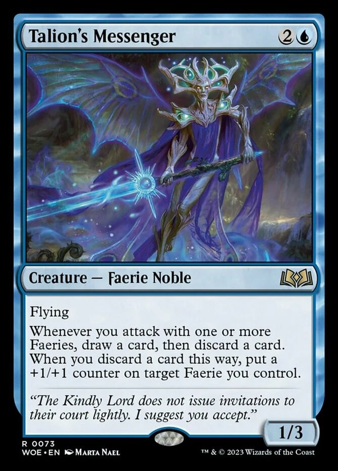 x1 Talion's Messenger - Wilds of Eldraine - NM - MTG - Image 1 of 1