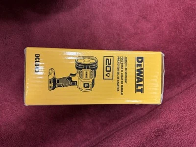 DEWALT DCL043 20V MAX Jobsite LED Spotlight - Yellow (Body Only) - Image 1 of 3