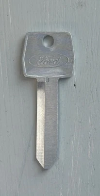 Ford Logo OEM Ignition Door H51 Square Aluminum Key Blank - Image 1 of 2
