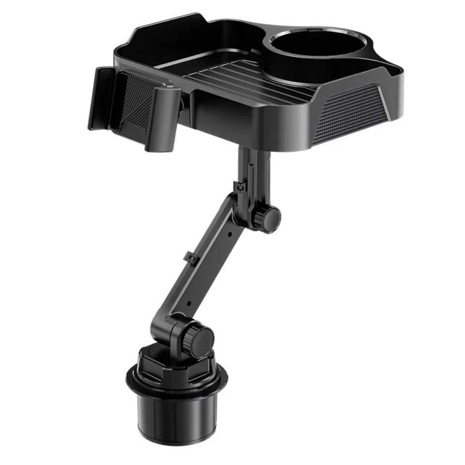 Upgraded Universal Adjustable Car Mount Cup Cradle Holder w/ Tray for Cell Phone - Image 1 of 4